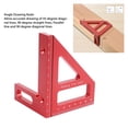 thumbnail image 4 of Aluminum Alloy 3D Multi Angle Measuring Ruler Layout Tool for Engineer Carpenter, Ideal for DIY, 4 of 7