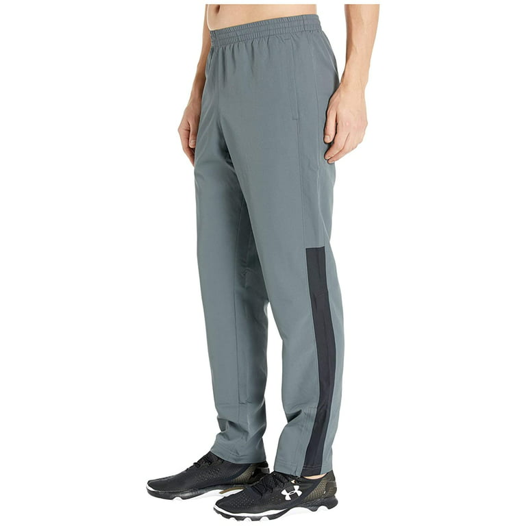 Under Armour Mens Loose Fit Windpant Track Pants Gray M 