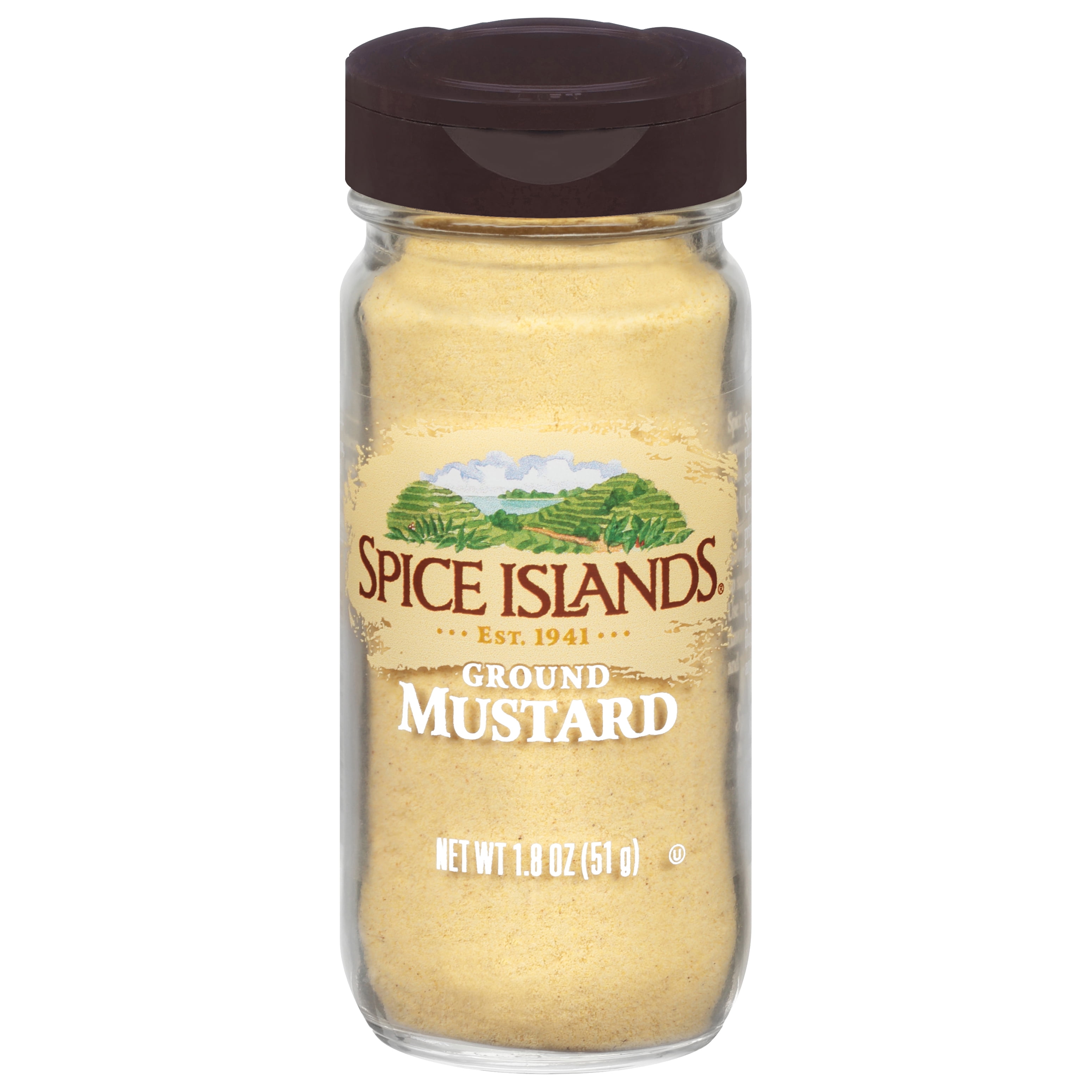 (3 pack) Spice Islands Ground Mustard, Kosher, 1.8 oz