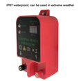 thumbnail image 3 of Valla eléctrica de 10KM, controlador de pulso de alto voltaje para ganado, alarma, pantalla LCD de voltaje impermeable (UE), 3 of 5