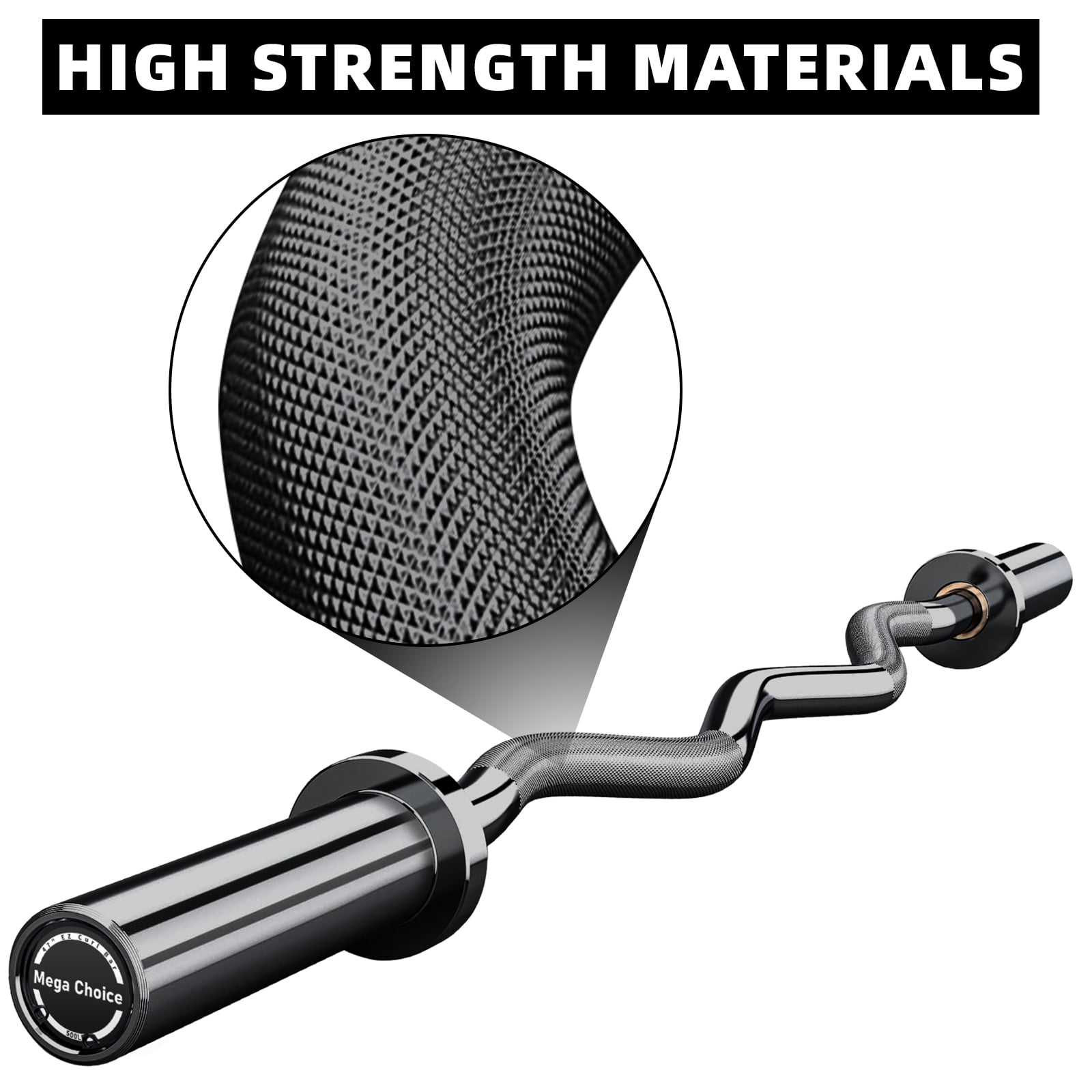 Accreate 7FT/4 ft Home Gym Barbell Bar – 700LB/1500LB/500LB Capacity, Anti-Slip Knurling, Solid Steel, for Weightlifting, Strength Training