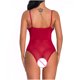 thumbnail image 5 of Lencería sexy, pijamas sexy transparentes de malla en V profunda, honda elástica de una pieza Fridja nalpqowj12113, 5 of 9