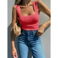 thumbnail image 3 of Biezeib Women Cami Tops Camisoles Solid Color Sleeveless Backless Knit Tank Tops Summer Vests Tops Streetwear, 3 of 6