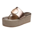 thumbnail image 2 of Chanclas Mujer Plataforma Bizcocho Sandalias Y Cuñas Zapatillas Wmkox8yii hj789, 2 of 2