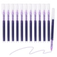 thumbnail image 1 of Uxcell Bolígrafo de Gel Punta Media 0.5mm, Paquete de 12, Tinta de Gel de Secado Rápido, Bolígrafo Rollerball Suave para Escritura en Casa, Oficina, Toma de Notas, Diario, Negocios, Púrpura, 1 of 6