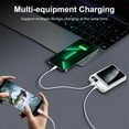 thumbnail image 6 of 5000mAh Magnetic Wireless Power Bank, 22.5W Fast Charging with LED Digital Display, Compatible with Wireless and Wired Charging, USB -C Battery Pack for Quick Charging Mobile Power, White, 6 of 12