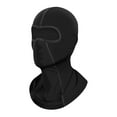 thumbnail image 2 of Pasamontañas para hombre, protección solar, banda para la cabeza, capucha para la cara Negro 7.7x6.7in, 2 of 5