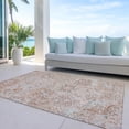 thumbnail image 6 of Addison Rugs Chantille Indoor/Outdoor Traditional Damask Coral Washable Rectangle Rug, 10' x 14', 6 of 6