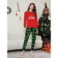 thumbnail image 4 of Conjunto de pijamas familiares a juego 2025, ropa navideña para padre, madre e hija, ropa de aspecto familiar, pijamas para adultos y niños, 4 of 5