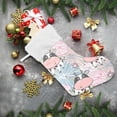 thumbnail image 6 of Coolnut Christmas Stockings Family Holiday Party Personalized Gift Cartoon Cow Christmas Stockings Christmas Decorations Mantel Decor, 17.71"x12.20" 2PCS, 6 of 7