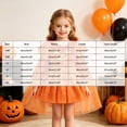 thumbnail image 4 of Kogui Pumpkin Sundress With Glitter Witch Cape Toddler Girls Halloween Cosplay Party Outfit Set (Orange, 6 Years), 4 of 8