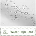 thumbnail image 4 of Eucalyptus Shower Curtain, Spring Sage Green and Gold Abstract Leaves Shower Curtain Set for Bathroom Waterproof Fabric Watercolor Botanical Bathroom Decor with Hooks, 72x72 Inch, 4 of 6