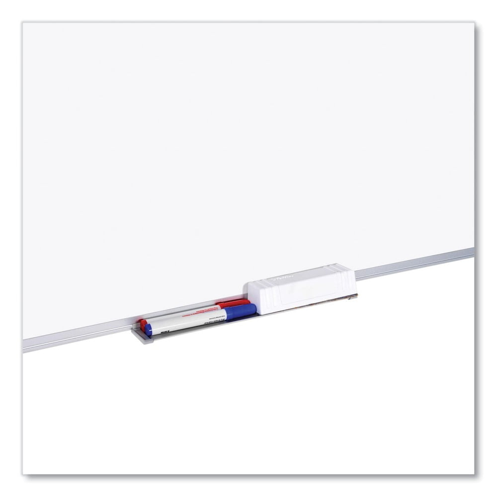 MasterVision Earth Silver Easy Clean Dry Erase Boards 48 x 96 White Aluminum Frame MA2100790