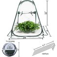 thumbnail image 3 of Cubierta emergente para invernadero, tienda de campaña pequeña de PVC transparente para cultivo de plantas, maceta de jardinería, refugio de flores para patio trasero y habitación cálida, 3 of 5