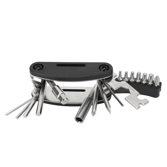 21 in 1 Professional Repair Tool Kit, with Folding Storage, for Emergency Maintenance Camping Tra