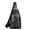 Black, variant on Faux Leather Sling Bag for Women,Anti Theft Crossbody Design,Ideal for Travel and Casual Use,Features RFID Blocking and USB Charge Port,Perfect for Daypacks and Everyday Carry.