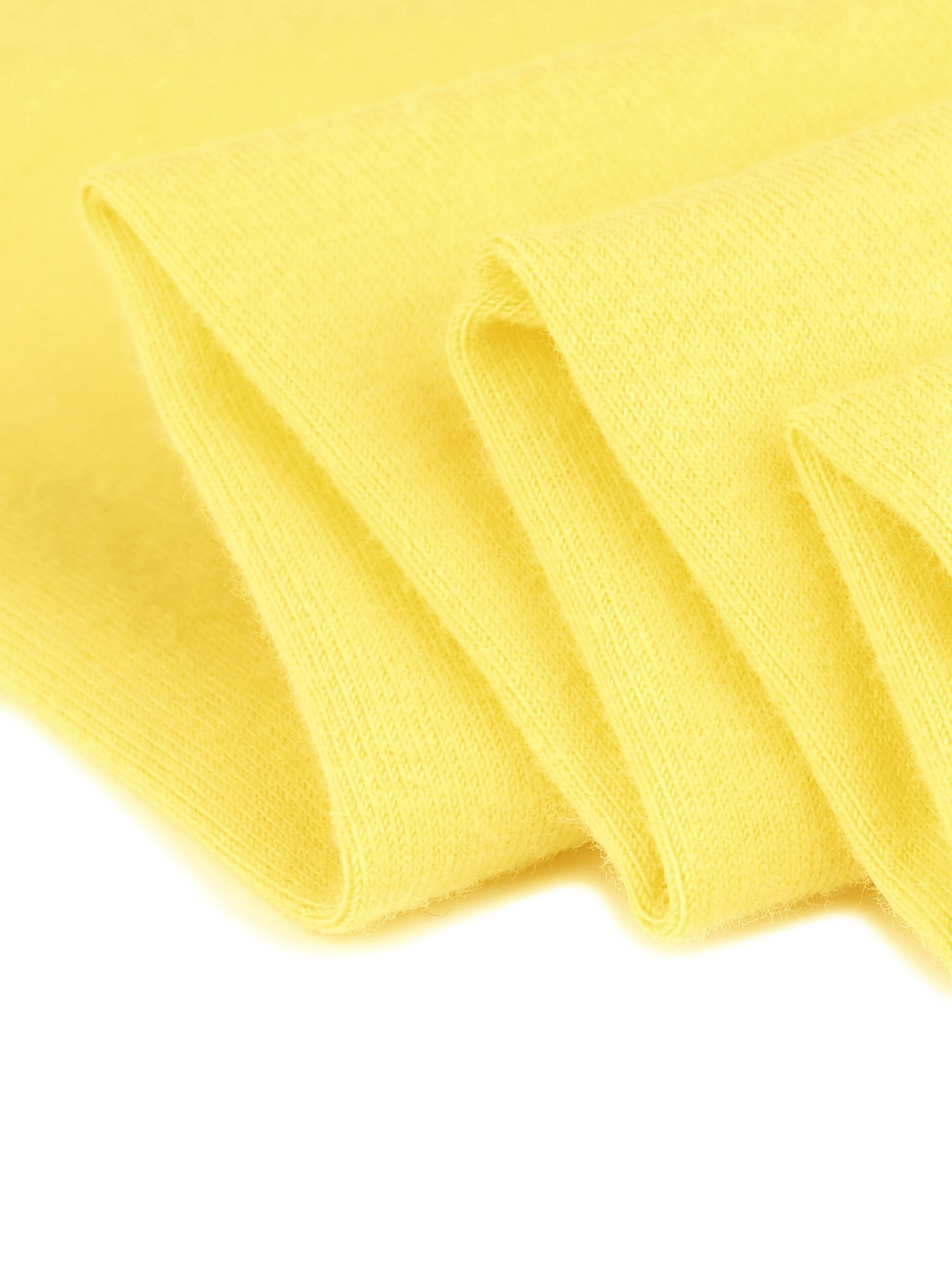 DARING DIVA Women's Cotton Leggings Elastic Waistband Soft Stirrup Pants S Bright Yellow