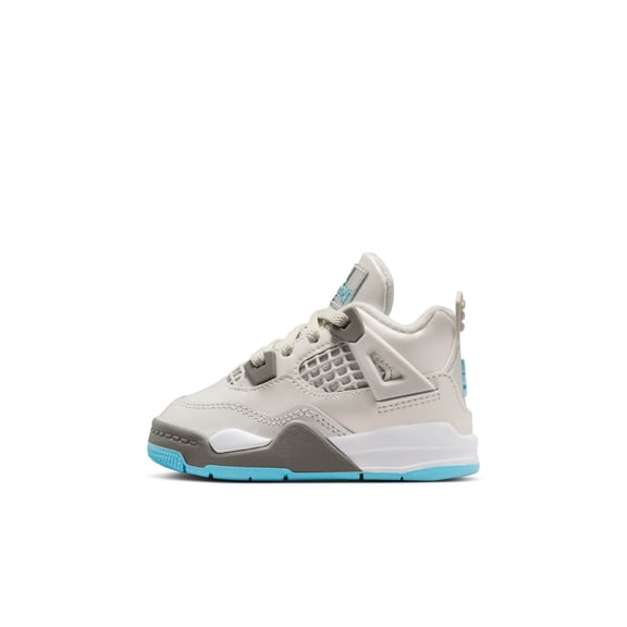 Toddler's Jordan 4 Retro Photon Dust/Blue Chill (HV4759 014) - 10