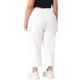 thumbnail image 3 of Pantalones cargo de mujer de talla grande Agnes Orinda con cintura elástica y cordón, con bolsillos, 1X, blancos, 3 of 6