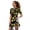 Bee Sunflower, variant on Psesaysky Camo Hunting Women's Tennis Dress with Sleeves Quick Dry Stretchy Golf Tennis Dress with Built in Shorts 2 Piece Zip up A Line Sundress for Women Workout Athletic Outfits
