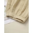 thumbnail image 6 of vastwit Baby Girls Boys Cotton Linen Shorts Bottoms Kids Wide Leg Loose Harem Bloomer Champagne 90, 6 of 7