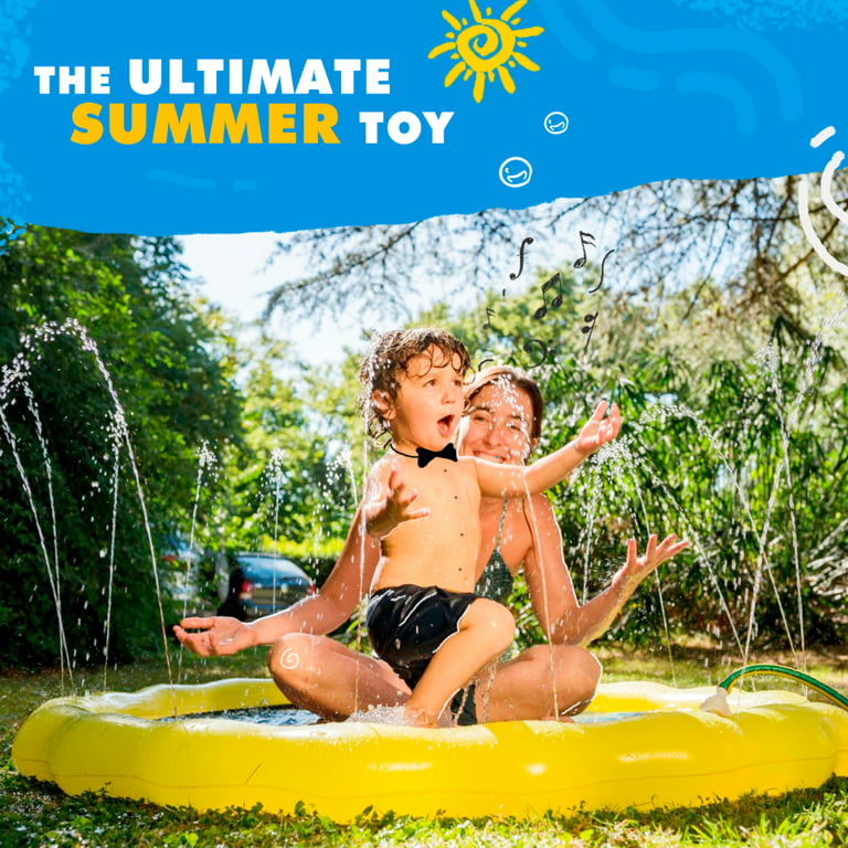 SplashEZ Splash Pad, Baby Pool and Sprinkler for Kids