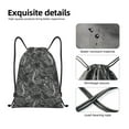 thumbnail image 6 of Kdxio Snake Print Drawstring Backpack Bag,Waterproof Draw String Back Sack, Gym Drawstring Bags Swim Bag For Unisex, 6 of 9