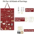 thumbnail image 3 of WSBArt Hanging Earrings Organizer Holder, Holds Up To 300 Pairs, Earring Hanger Wall Mount Hanging Jewelry Display Organizer for Women Girls, 3 of 5