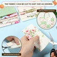 thumbnail image 5 of 126 Pcs Quilting Cotton Fabric Squares 5x5 inch Precut Printed Charm Pack for Quilting Soft Quilting Fabric Floral Patchwork for DIY Sewing Crafts, 5 of 8