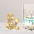 thumbnail image 4 of Fiudx Lámpara con Letras Led Decorativas, Luz Nocturna Tipo Marquesina, Decoración Versátil para El Hogar, Celebraciones de Cumpleaños y Bodas, Ambiente Romántico, Fácil de Usar con Pilas., 4 of 6