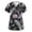 Blue_001, variant on Women Halloween Scrubs Shirts Pumpkin Graphic Casual Soft Stretchy Short Sleeve V-Neck Tee Shirts Breathable Nurse Uniforms Top with Pocket Gray M