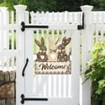 thumbnail image 4 of Yucurem Easter Wreath for Front Door, Happy Easter Eggs Flowers Leaves Wooden Door Hanging Sign for Home Wall Decor Party Outdoor indoor Supply Easter Decoration, 4 of 7