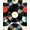 Black Multicolor, Pattern 9, variant on ODIKA 8'x10' Washable Area Rug Record Vinyl Vintage Disc Music Note Groove Cd Shaped Round Shape for Dining Room, Large Office, Lounge, Non-Slip Chair-Friendly Mat