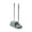 Gray, variant on MERILER Toilet Brush With Hard Bristles - Bathroom Cleaning Brush Set, Modern Compact Cleaner (1x Toilet Bowl Brush)
