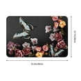 thumbnail image 3 of Disketp Butterfly With Fowers Mat For Front Door Outside - Doormat Outdoor Entrance - Welcome Mats Outdoor,Outside Entry And Outdoor Entrance 16''X24'', 3 of 9
