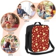 thumbnail image 5 of Lsque Golden Squirrels Holiday Lunch Bag Lunch Box for Women Men Reusable Insulated Lunch Tote Bag,Leakproof Thermal Cooler Sack Food Handbags Case High Capacity, 5 of 9