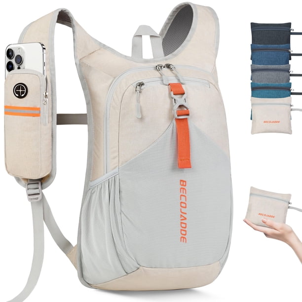 Mochila de Senderismo BECOJADDE 15L Plegable y Ultraligera