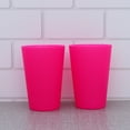 thumbnail image 6 of FRCOLOR Red Plastic Drinking Cups for Home and Parties Durable Stackable Great for Beverages Beer and Water 12pcs, 6 of 10