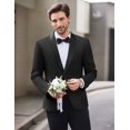 thumbnail image 2 of COOFANDY Men's Lightweight Suit Jacket Elegant Formal Casual Stylish Slim Tuxedo, 2 of 9