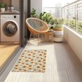 thumbnail image 4 of Yayeee Doormat for Inside 20"x32" Absorbent Low-Profile Washable Non-Slip Rubber Backed Entryway Rug, Beige Sunflower Pattern, 4 of 8