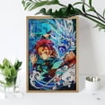 thumbnail image 4 of Demon Slayer Diamond Art Kits for Adults Beginners Round 5D Paint with Diamonds Gem Art Painting Kits for Home Wall Decor Gifts, 4 of 8