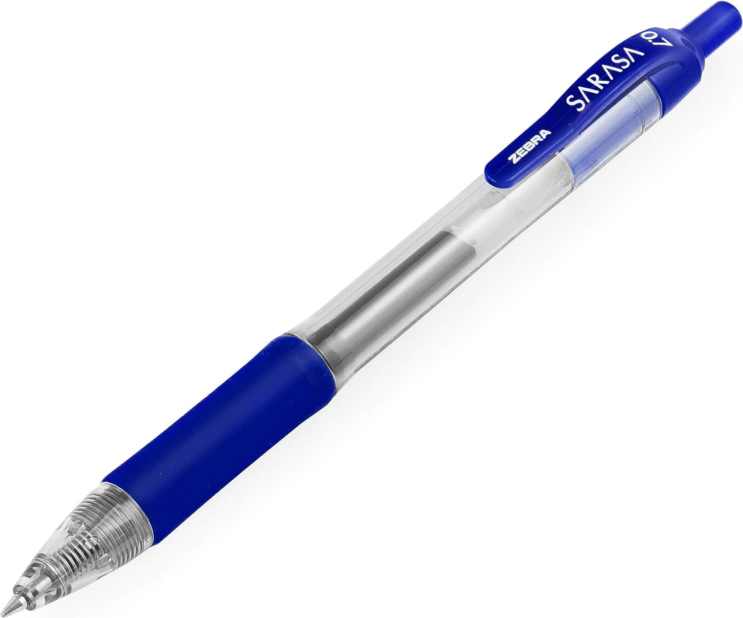 Zebra Sarasa Retractable Gel Ink Rollerball - Fast Drying - 0.7mm - Blue - Pack of 14