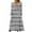 Gray, variant on IROINNID Maxi Dress for Women Round Neck Long Sleeve Buttoned Folding Printed Dresses ,Orange