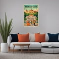 thumbnail image 5 of Chapultepec Castle Vintage Poster Classic Mexico City Travel Artwork Print Poster, 5 of 8