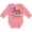 Mauve, variant on Inktastic My Aunt is My Hero Breast Cancer Awareness Boys or Girls Long Sleeve Baby Bodysuit