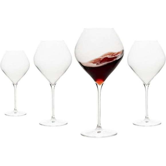Galateo Verres à Vin Rouge Bourgogne de la Collection Verona - Ensemble de 4