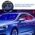 thumbnail image 3 of HONITANO 8Pcs Fiberglass Spark Plug Wire Case Blue Heat Protection Sleeve for Engine Exhaust Systems, 3 of 6