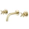 thumbnail image 3 of Ancona Prima Two Handle Wall Mounted Bathroom Faucet in Brushed Champagne Gold, 3 of 7