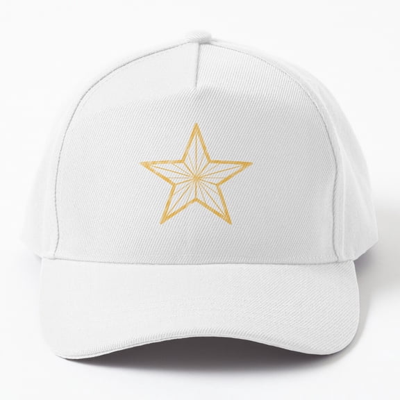 Jahat Gold Star Cap Hats For Men, Gift For Him