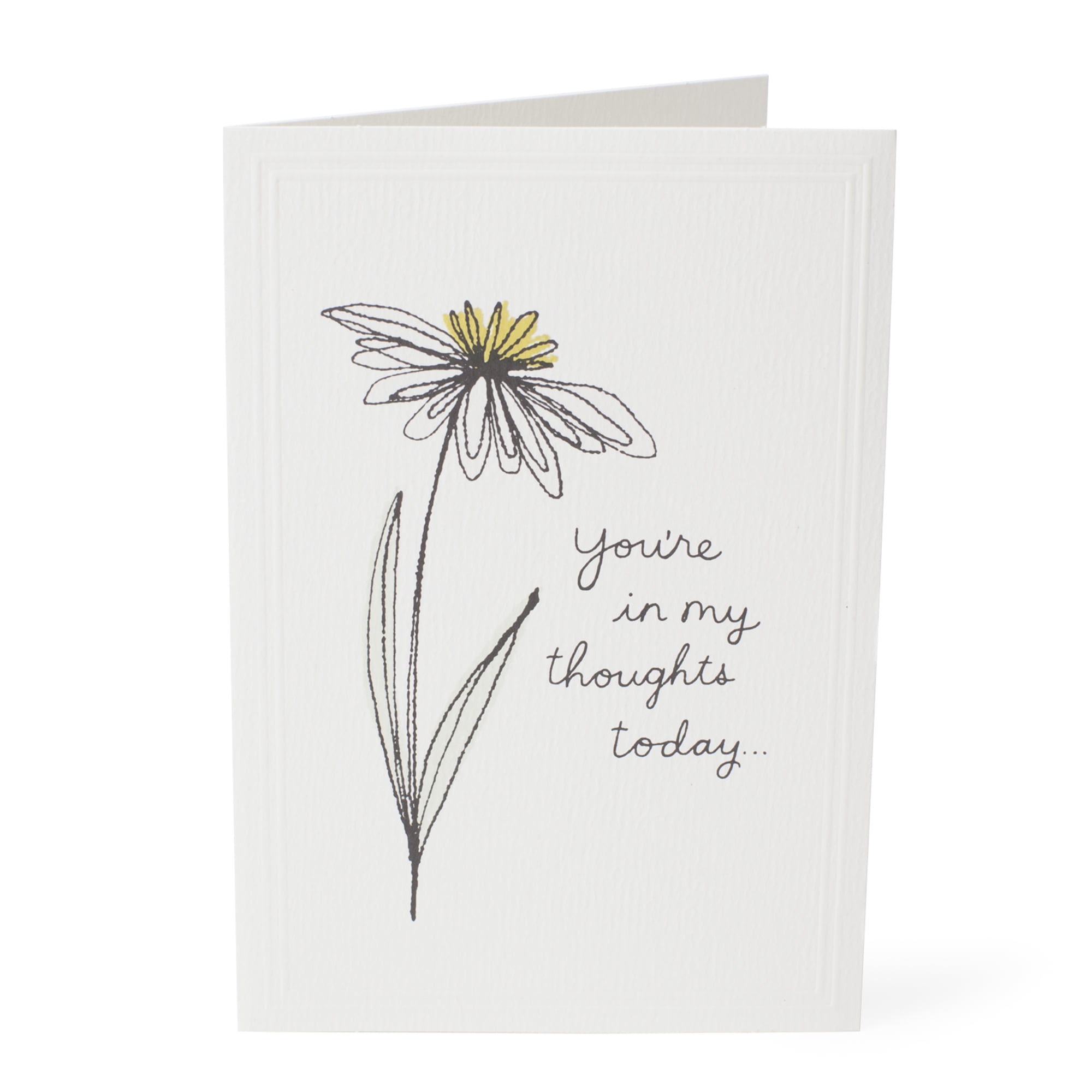 Hallmark, In My Thoughts, Sympathy Greeting Card - Walmart.com